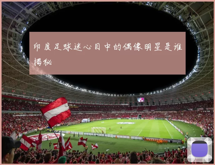 印度足球迷心目中的偶像明星是谁揭秘