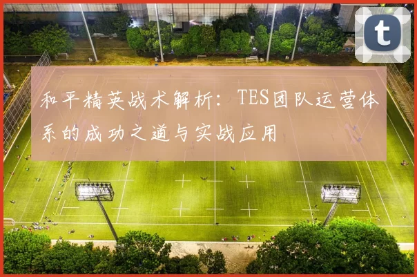 和平精英战术解析：TES团队运营体系的成功之道与实战应用